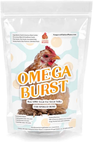 Omega Burst: Omega Rich Treat For Great Eggs & Feathers!
