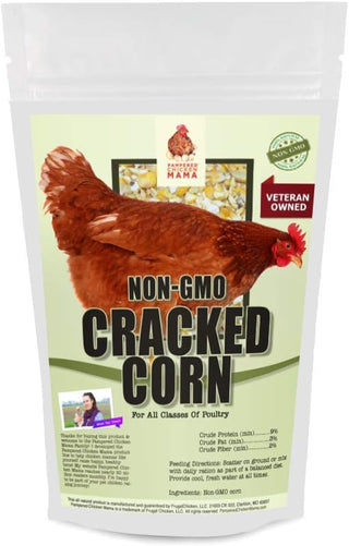 Non-GMO Cracked Corn - Sustainably Grown in Missouri for Pet Chickens