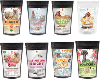 Chicken Treat Best Sellers Sampler Bundle - 8 Gourmet Treats In One Box! (58 Pounds Total!)