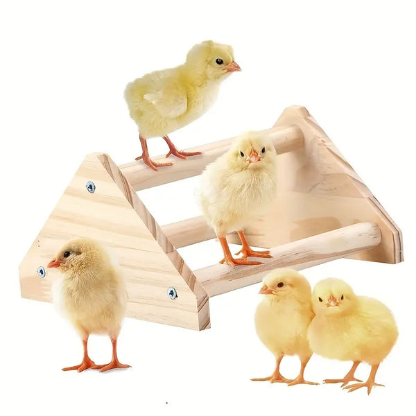 Pine Chicken Perch for Coop and Brooder - Perfect Roosting Bar for Baby Chicks