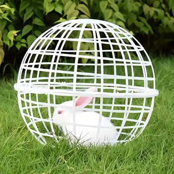Rolling Plastic Chicken Cage