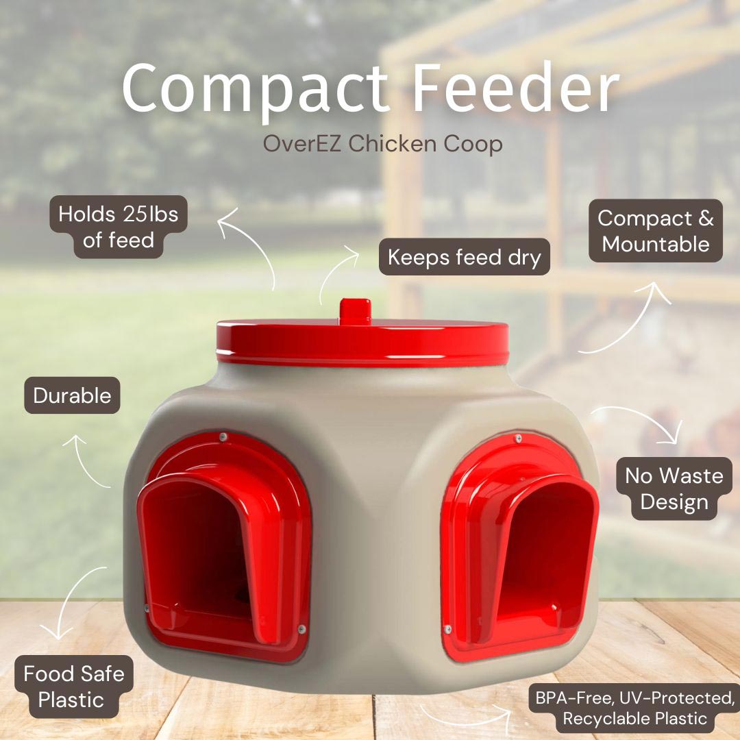 Compact Chicken Feeder | Dahlia Pets