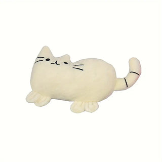 Buy white Durable Cartoon Cat Teaser Toy for Interactive Play