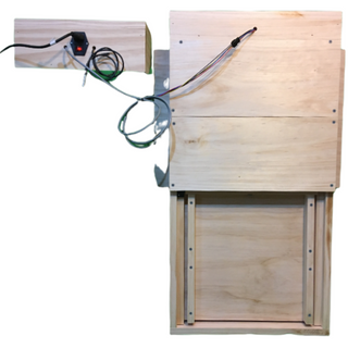 Certified Humane Automatic Chicken Coop Door 21Wx18H Opening - Electric