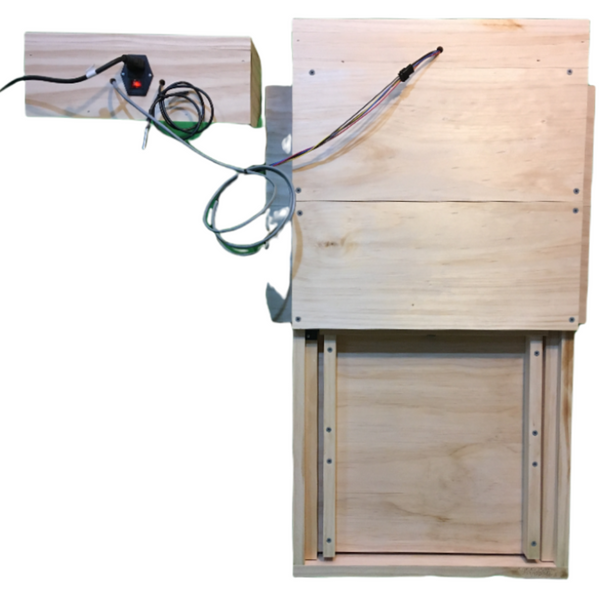 Solar Chicken Coop Door 21Wx18H Opening - Certified Humane
