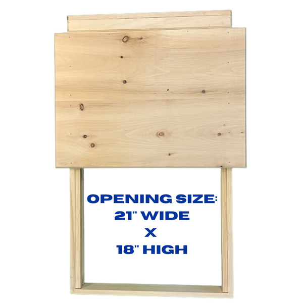 WiFi Solar Chicken Coop Door 21Wx18H Opening