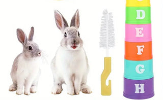 Interactive Bunny Toys Set - Stacking Cups