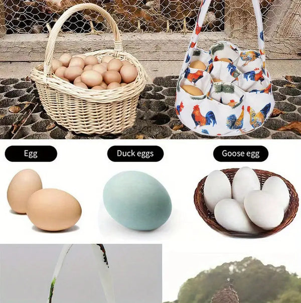 Eggs Collecting Basket With 7 Pouches