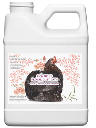 Pick Me Up Floral Dust Bath With Herbs - For Pet Chickens & Other Poultry