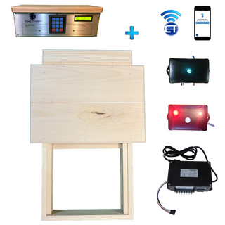 Large WiFi Chicken Coop Door System Bundle