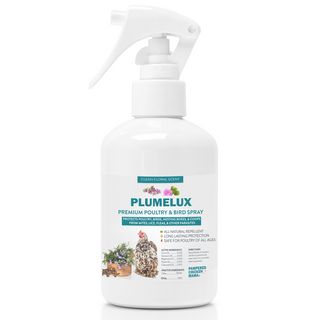 PlumeLux Premium Poultry Feather Spray: Deter Mites, Lice, & Fleas