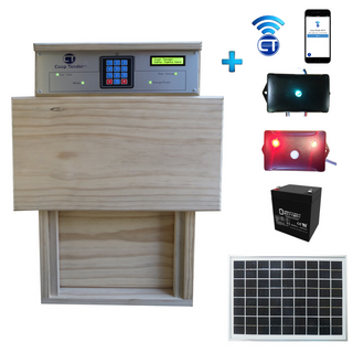 WiFi Solar Chicken Coop Door + Predator Motion Detect