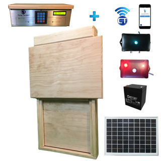 WiFi Solar Automatic Turkey Door + Predator Detect Bundle