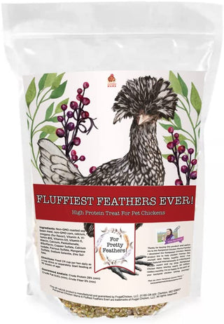 Fluffiest Feathers Ever! Chicken Feed Supplement For Great Feathers