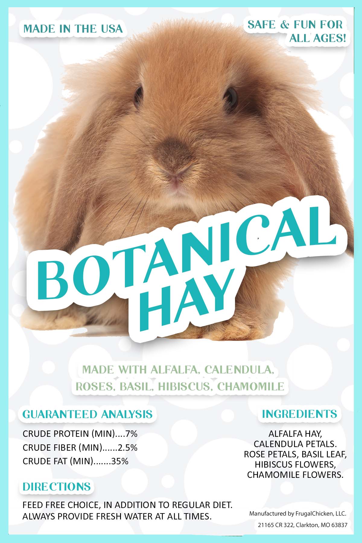 Illustration of Organic Hay For Rabbits With Eczema And Digestive Issues