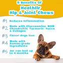 Heathlir Joint Chews With Glucosamine, Chondroitin, MSM, Turmeric, & Hemp For Dogs